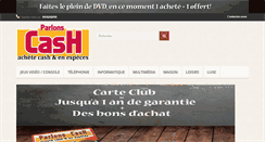 Desktop Screenshot of parlonscash.com