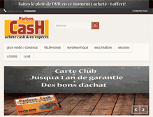 Tablet Screenshot of parlonscash.com